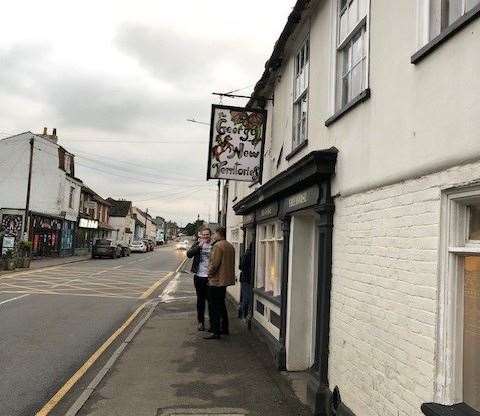 The George looks like many other pubs from the road, but inside is a different story