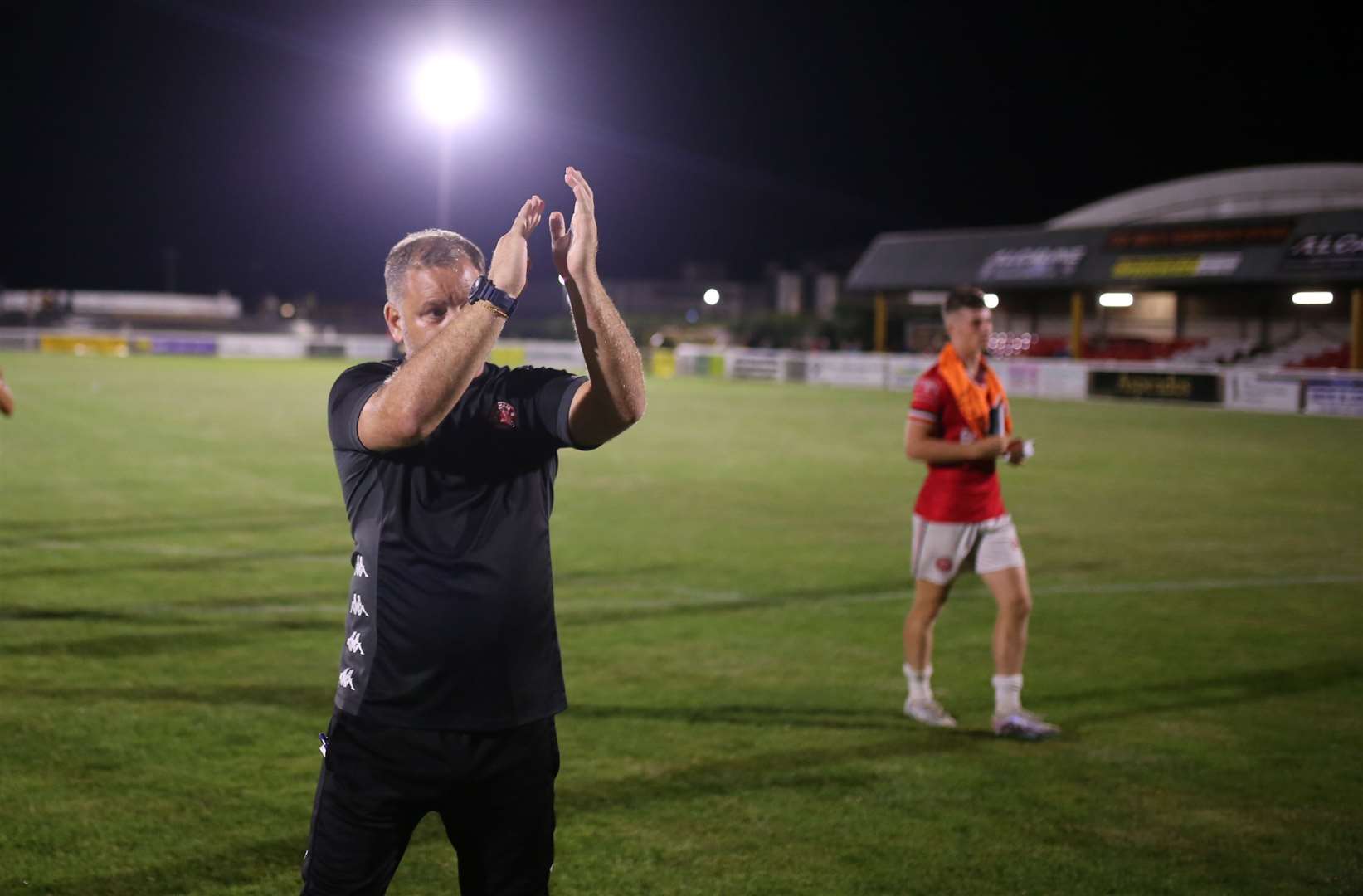 Kevin Hake Chatham beat Folkestone in the Kent Senior Cup 5-0 Picture: Max English @max_ePhotos