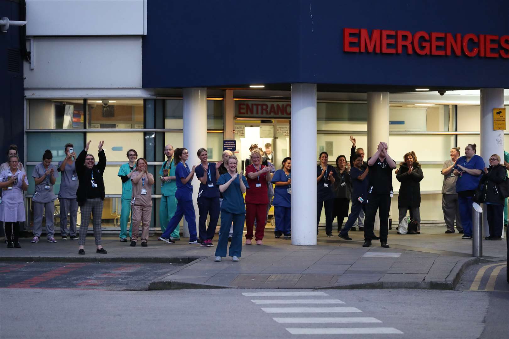 The first round of applause was offered last Thursday (Peter Byrne/PA)