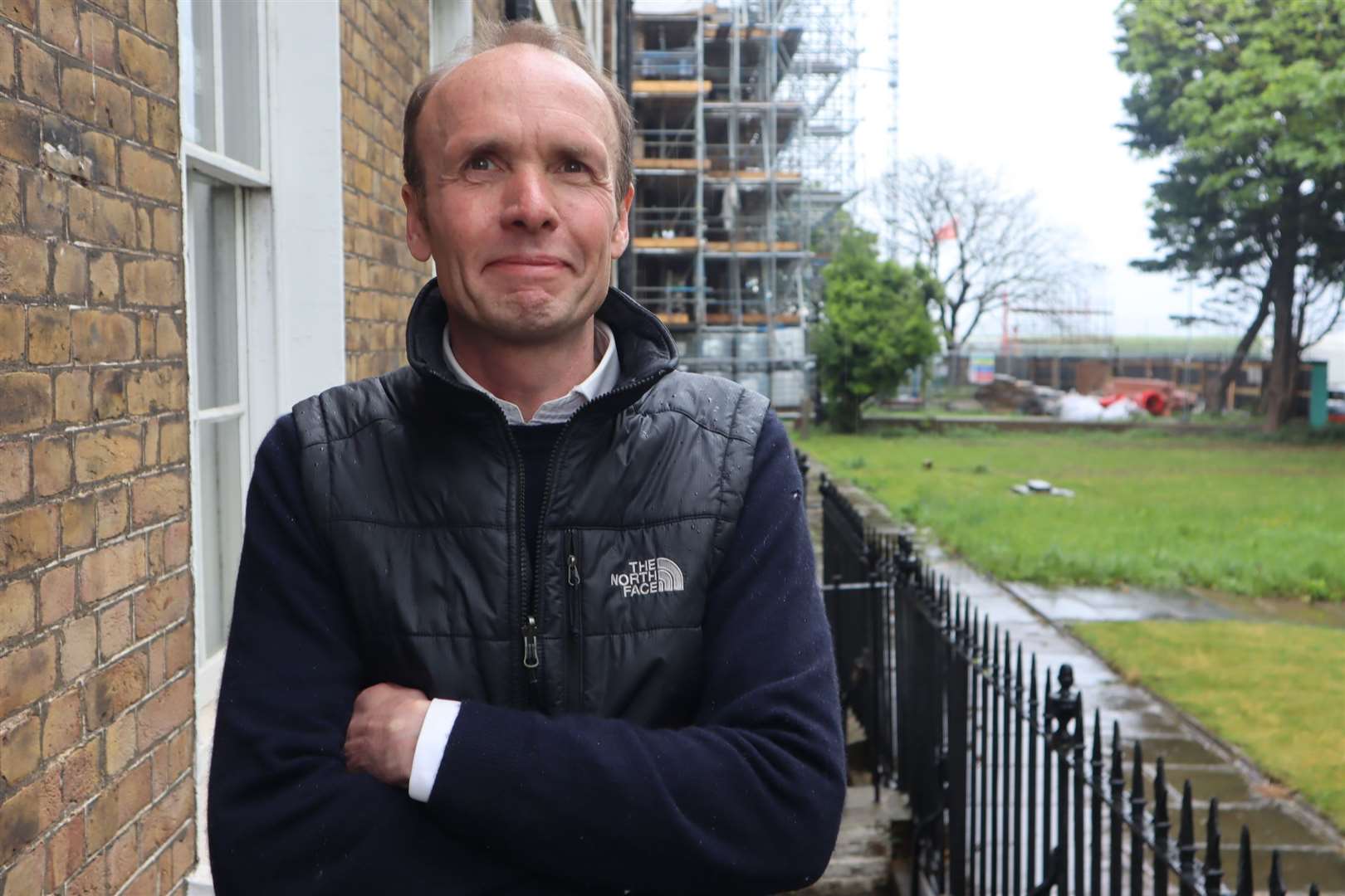 Will Palin, chairman of the Sheerness Dockyard Preservation Trust. Picture: John Nurden