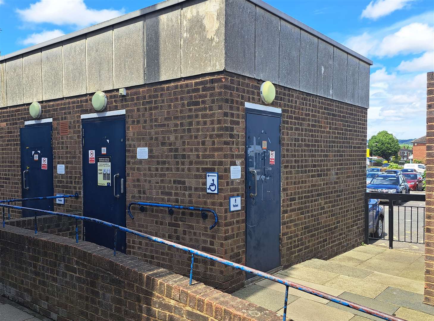 The toilet block at the Mid Kent Shopping Centre