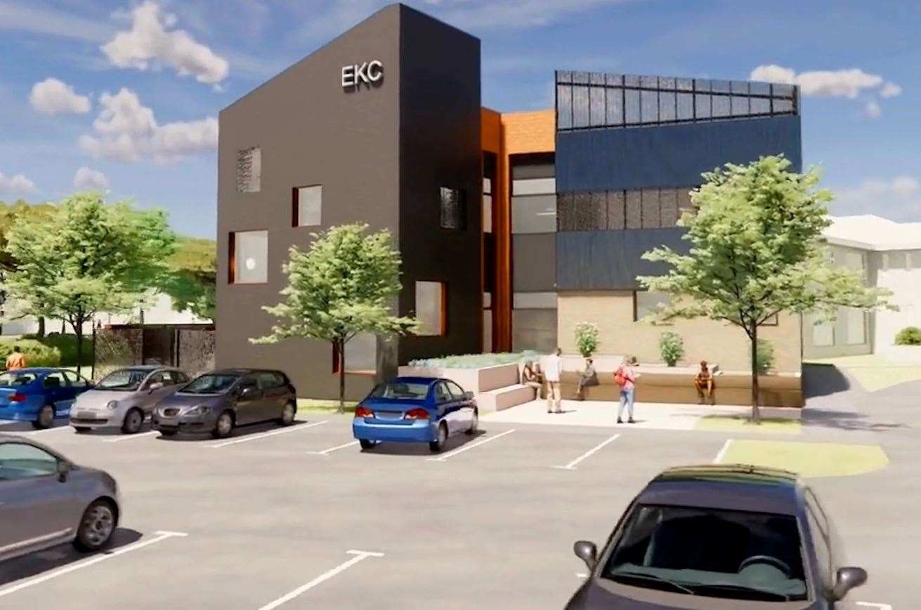 East Kent College’s (EKC) plans for the expansion of Sheppey College have been approved by the council. Picture: Swale Council