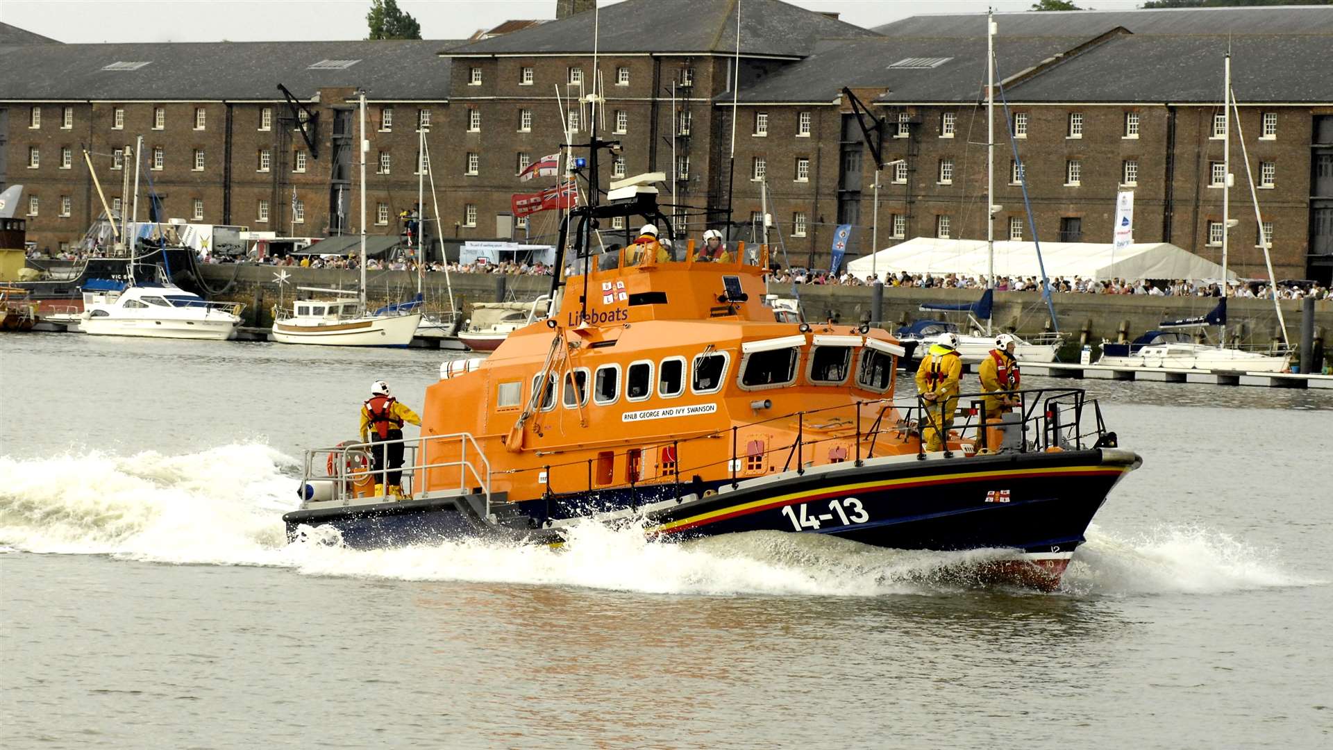 Volunteer crews rescued more than 500 people last year. Picture: RNLI