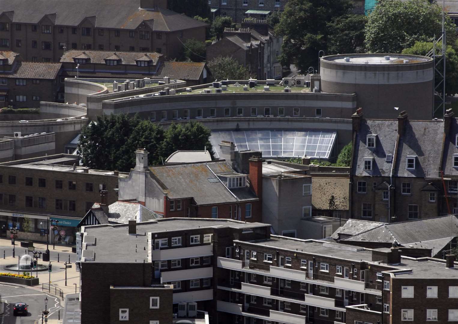 The Dover Discovery centre as seen from Dover Castle. Picture: Phil Houghton