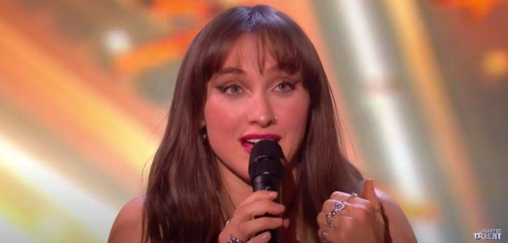 Sydnie won the show with her rendition of Over the Rainbow. Picture: Britain's Got Talent/You Tube