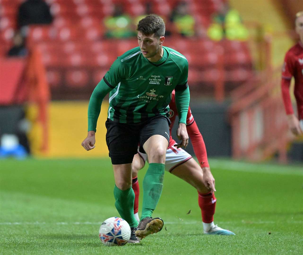 Cem Tumkaya in action for Cray at the Valley. Picture: Keith Gillard