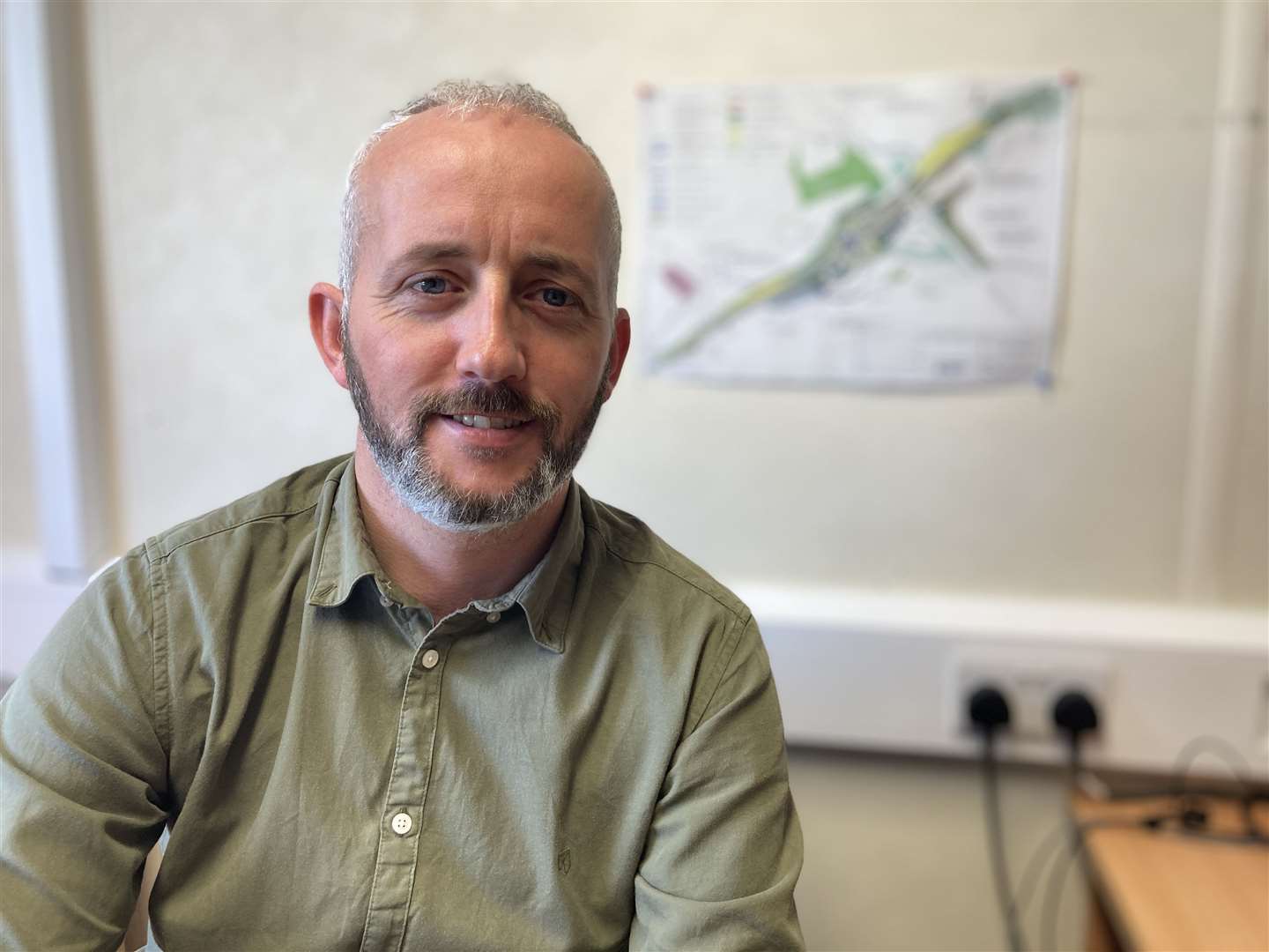 Stevie Collins is Grahams' project leader on the M2 A249 construction site at Stockbury. Picture: John Nurden (60445426)