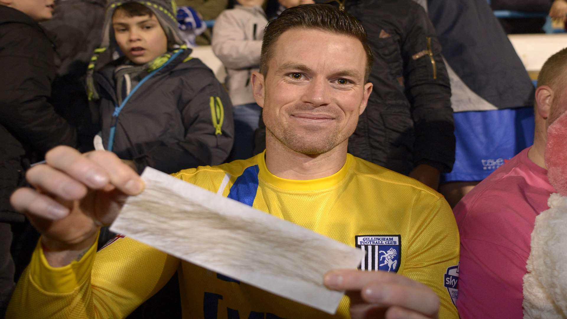 Keeper Stuart nelson after having his leg waxed