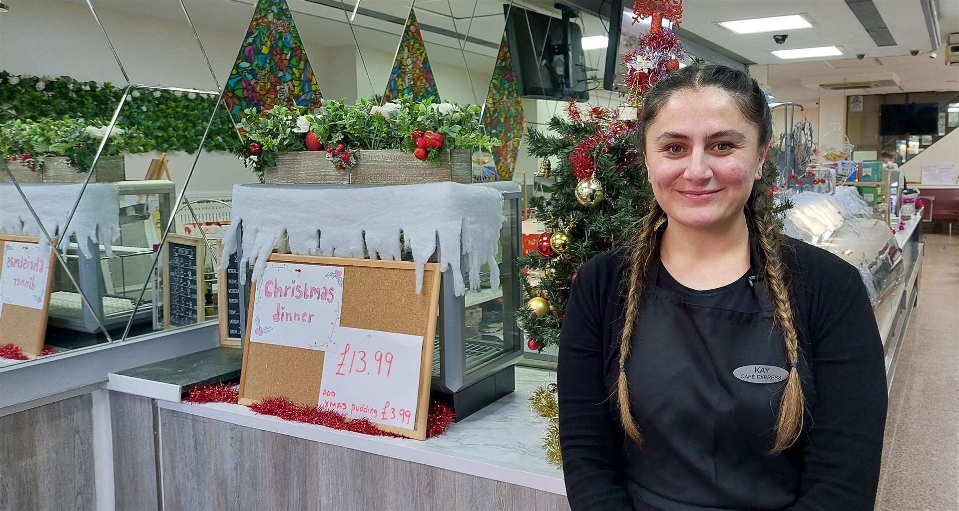 Kay Lal owns Cafe Express in the Lower High Street with her husband Alex