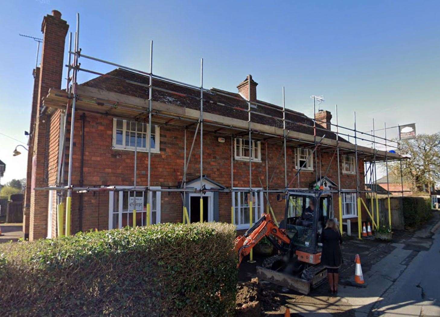 The George pub in The Street, Bethersden, was previously given funding. Picture: Google