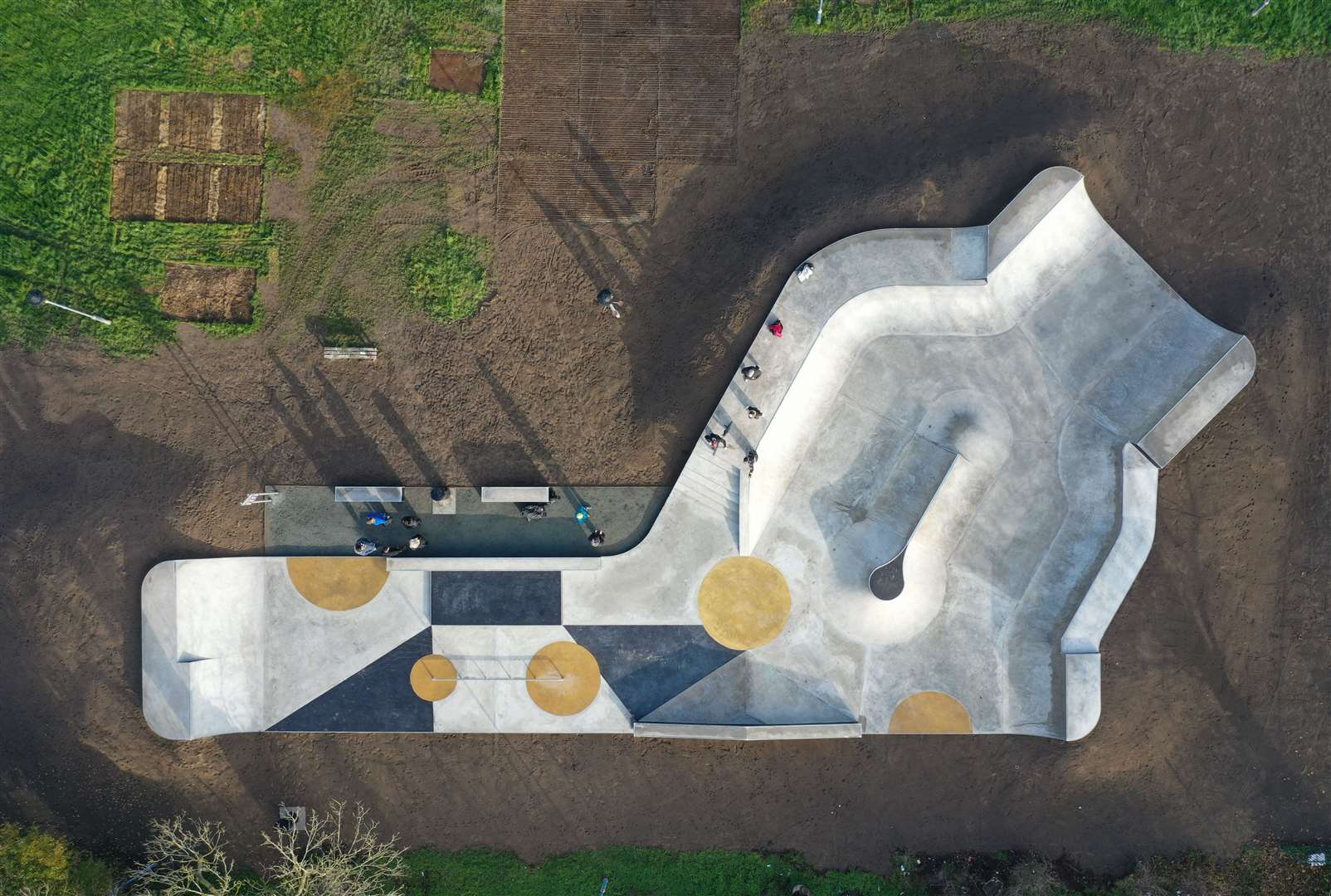 Drone footage of the new skate park at Swanley Recreation Ground. Photo: Maverick Skateparks