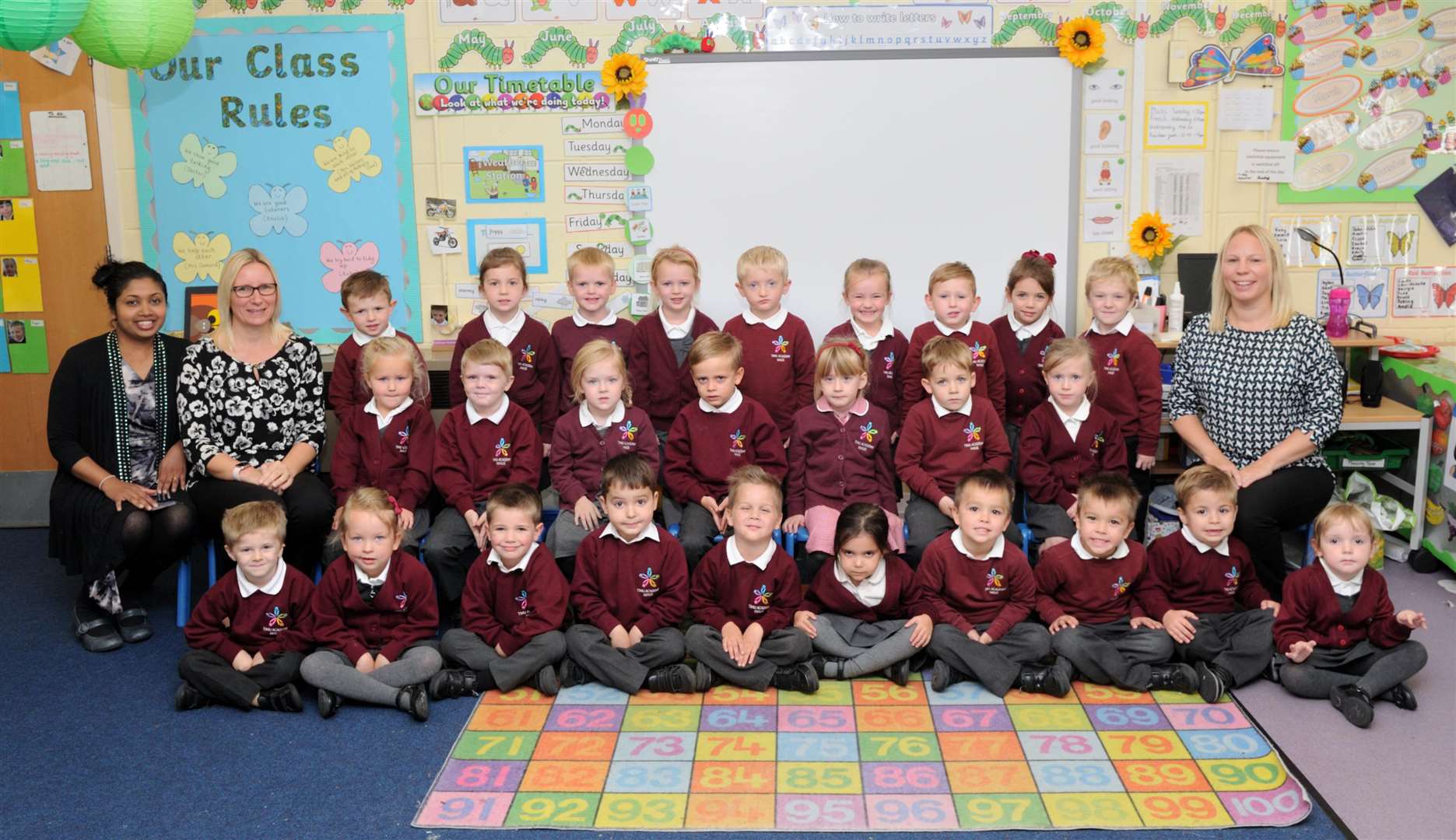 Butterfly class at Iwade Primary School. Picture: Simon Hildrew