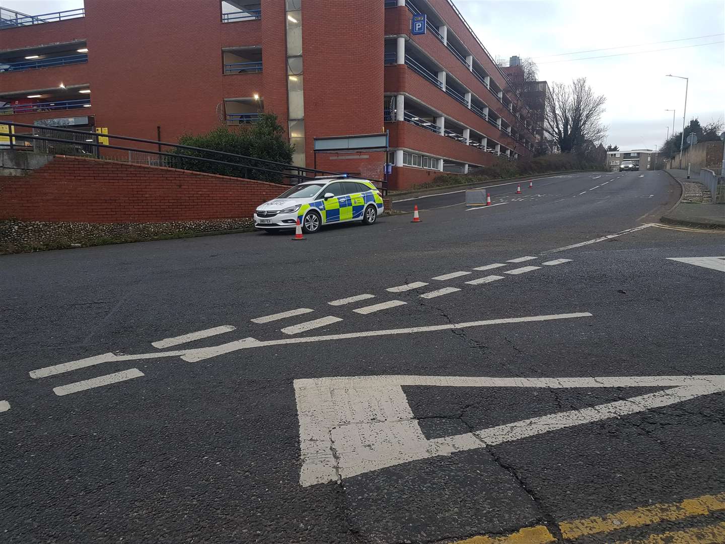 The scene near Asda. Photo: Sean Axtell (6823966)