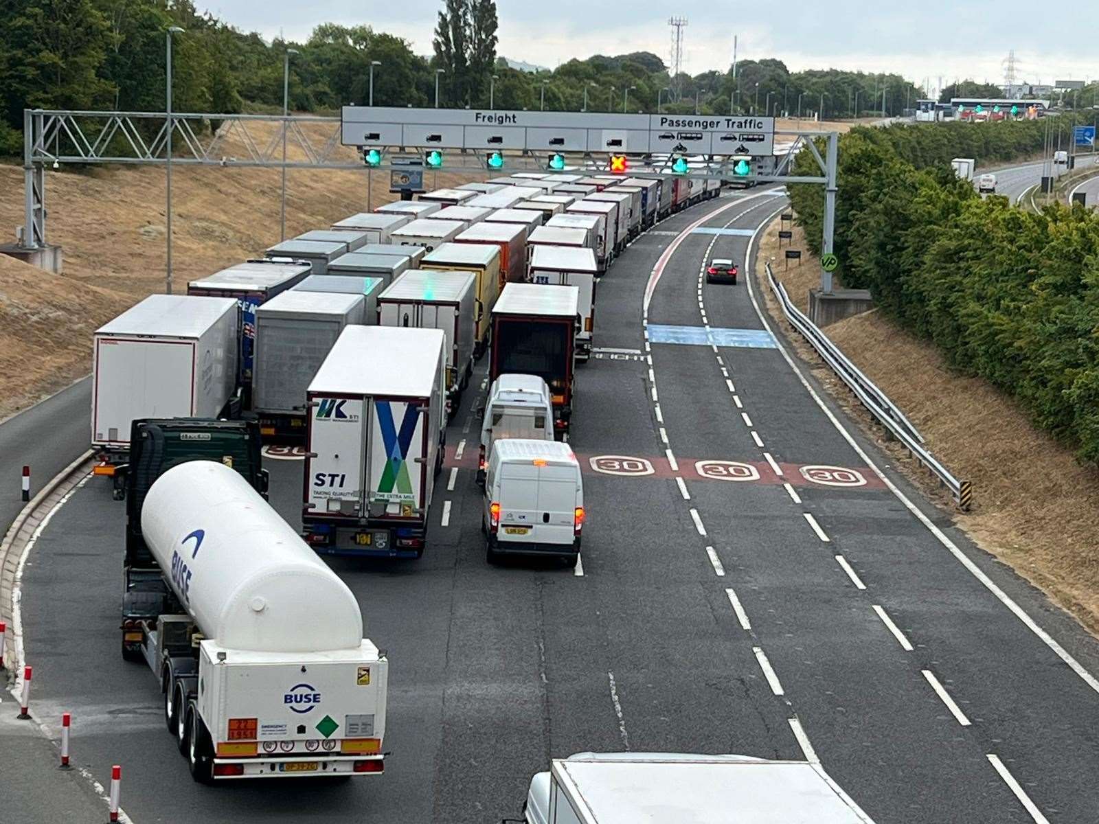 Port of Dover traffic returned to 'normal' on Monday morning. Picture: Barry Goodwin