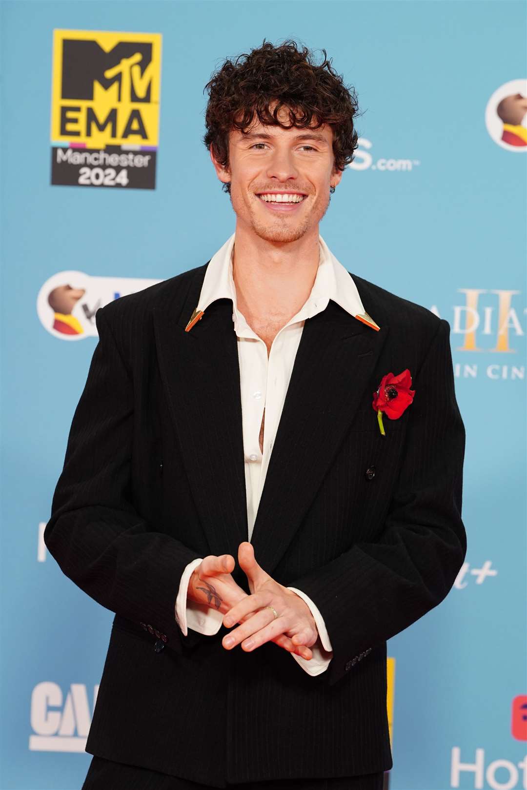 Shawn Mendes on the red carpet (Ian West/PA)