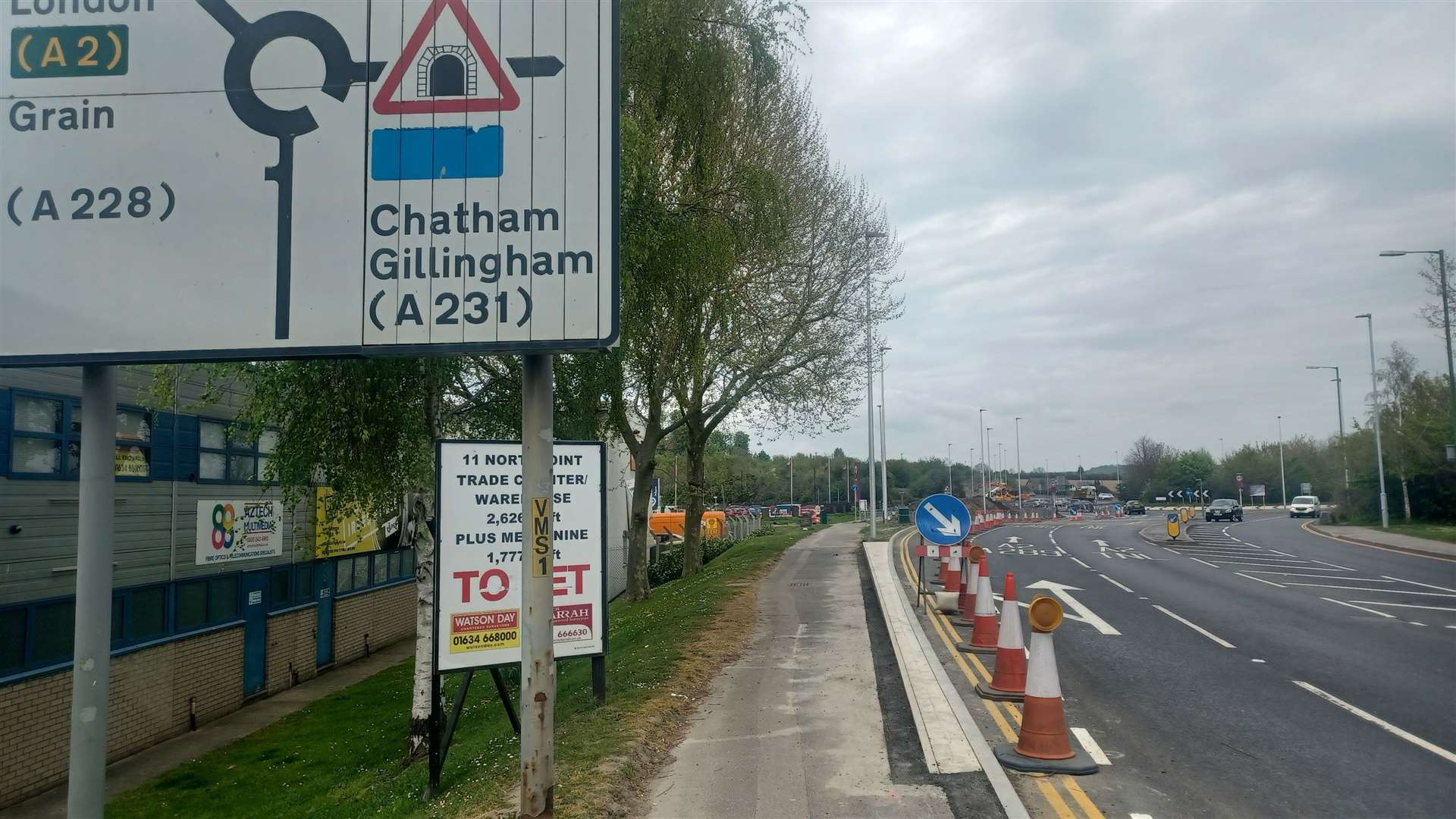 The new slip road remains closed