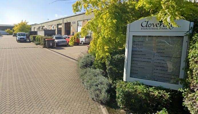 Cloverlay Industrial Park in Rainham. Picture: Google