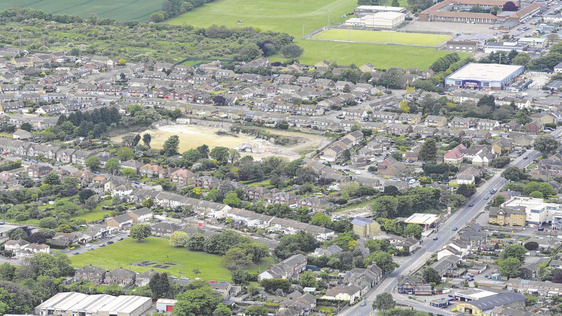 Cryalls Lane is one of the areas of Sittingbourne earmarked for development. Picture: Simon Burchett