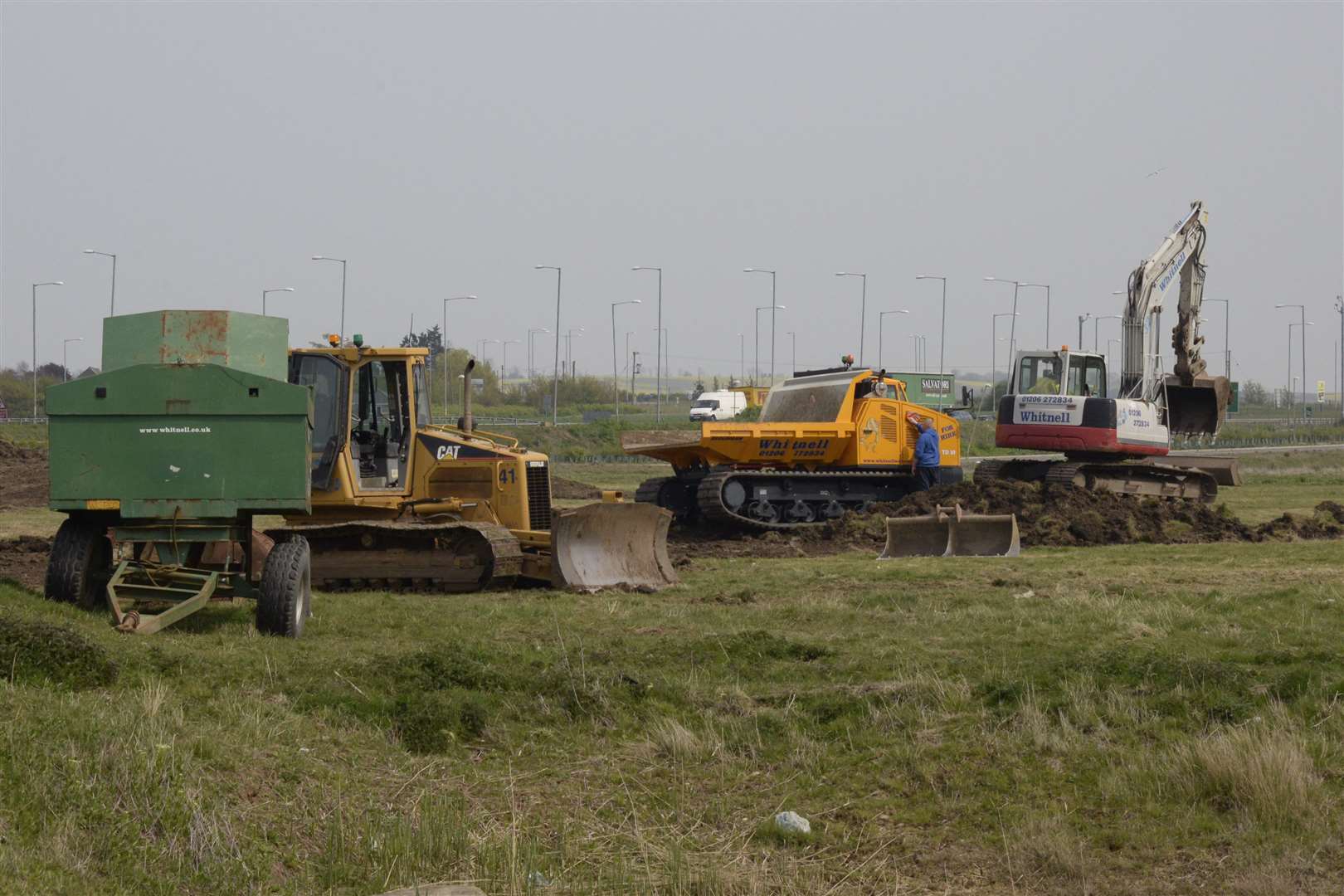 Groundworks have started for the new Aldi distribution centre at Queenborough.