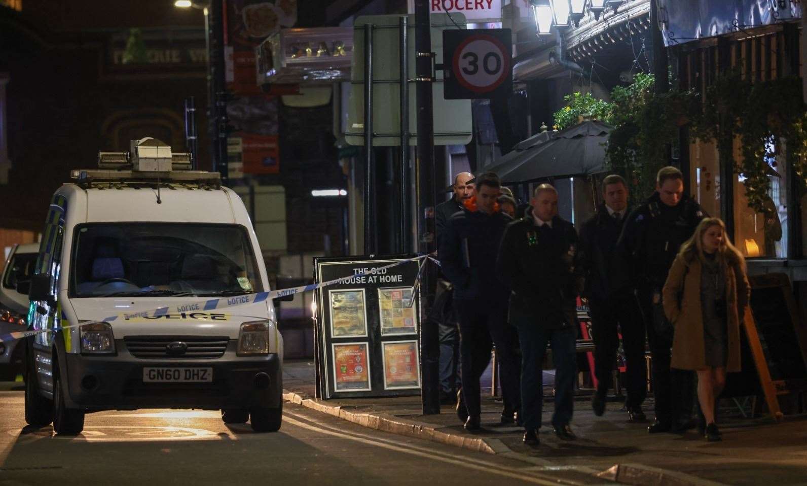 Emergency services were called to Pudding Lane, Maidstone, on Wednesday, February 9