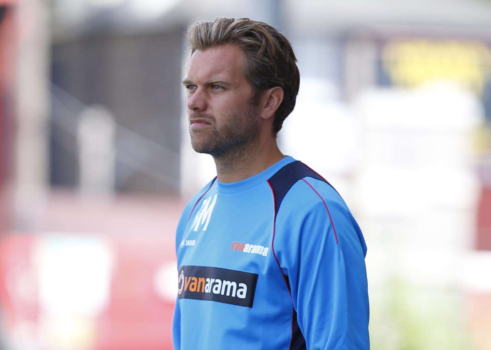 Ebbsfleet manager Daryl McMahon Picture: Andy Jones