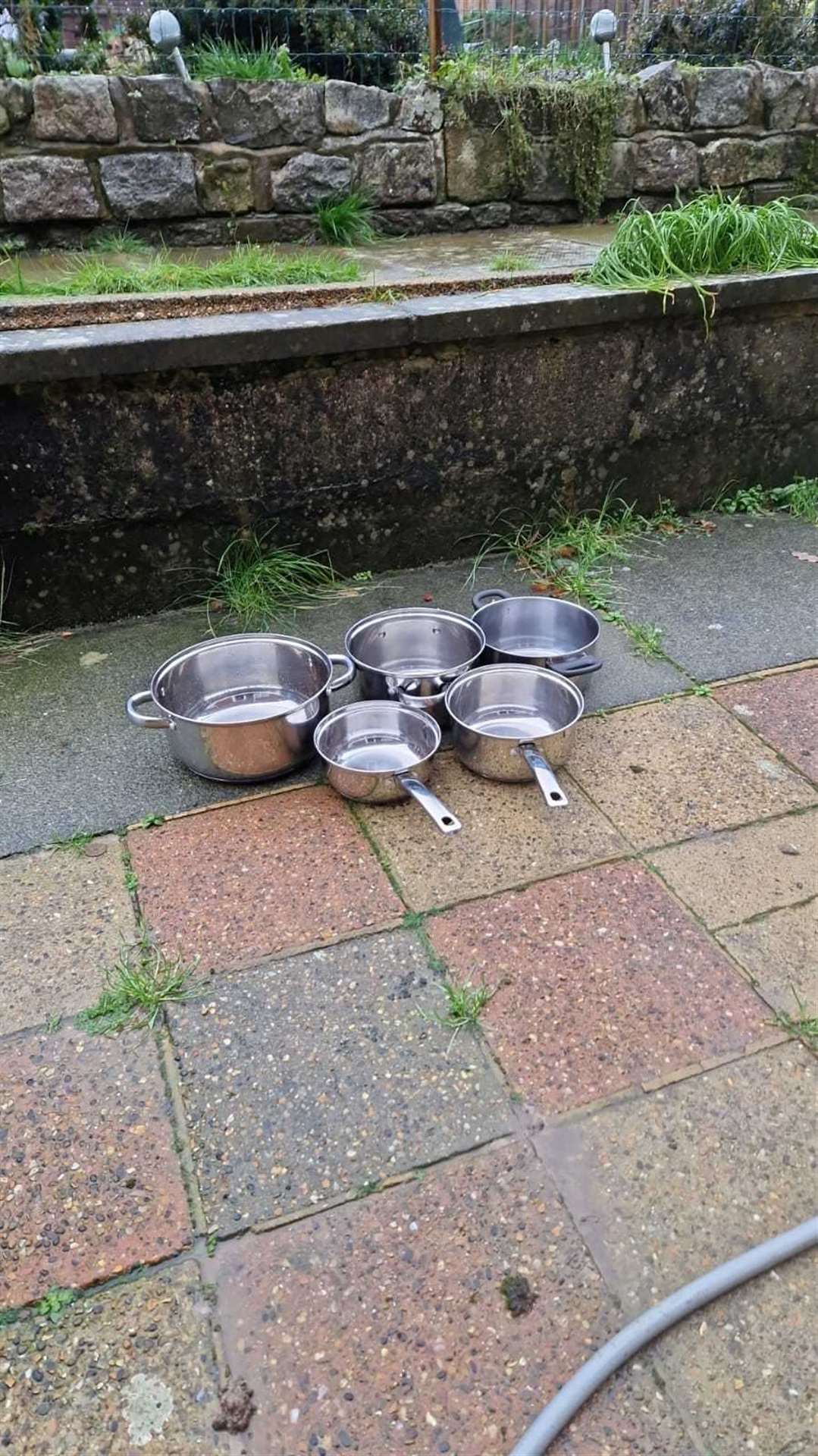 Grace Ockwell, from Tunbridge Wells, has had to find other ways to source water after days without it. Picture: Grace Ockwell