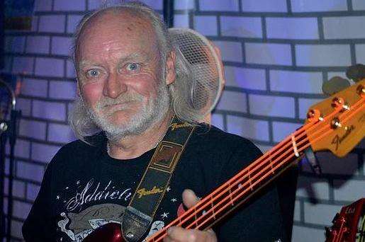 Alan Dove, bass-player with Sheppey band On Thin Ice. Picture: Anthony Crowder (4898792)