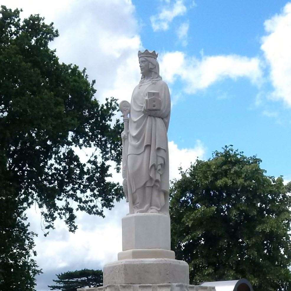 The statue before it was vandalised. Picture: FHDC