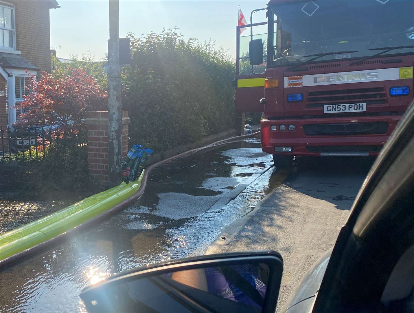 Multiple homes in Heath Road, Coxheath, have been left without water due to a burst water main