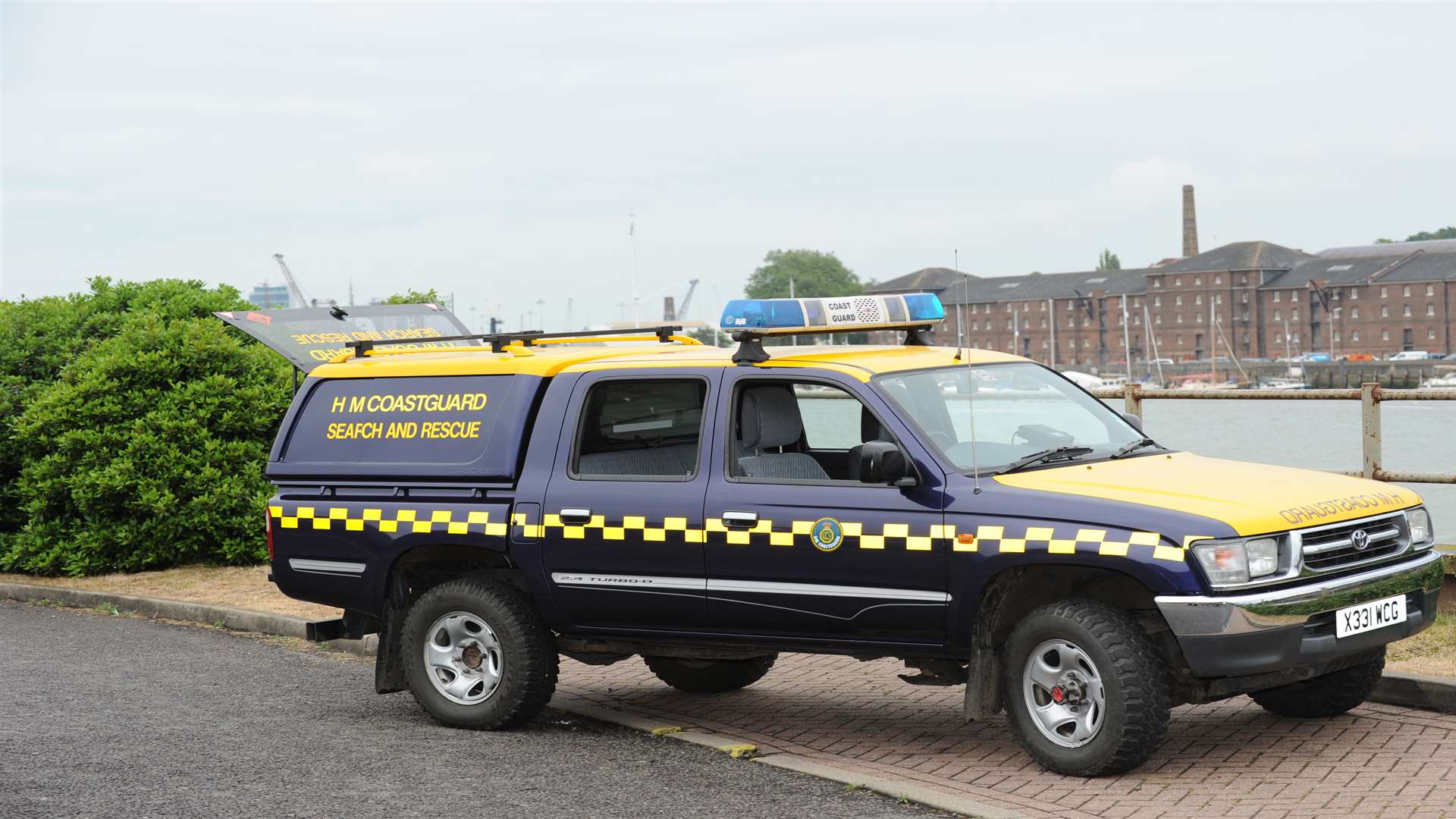 Medway Coastguard team vehicle.