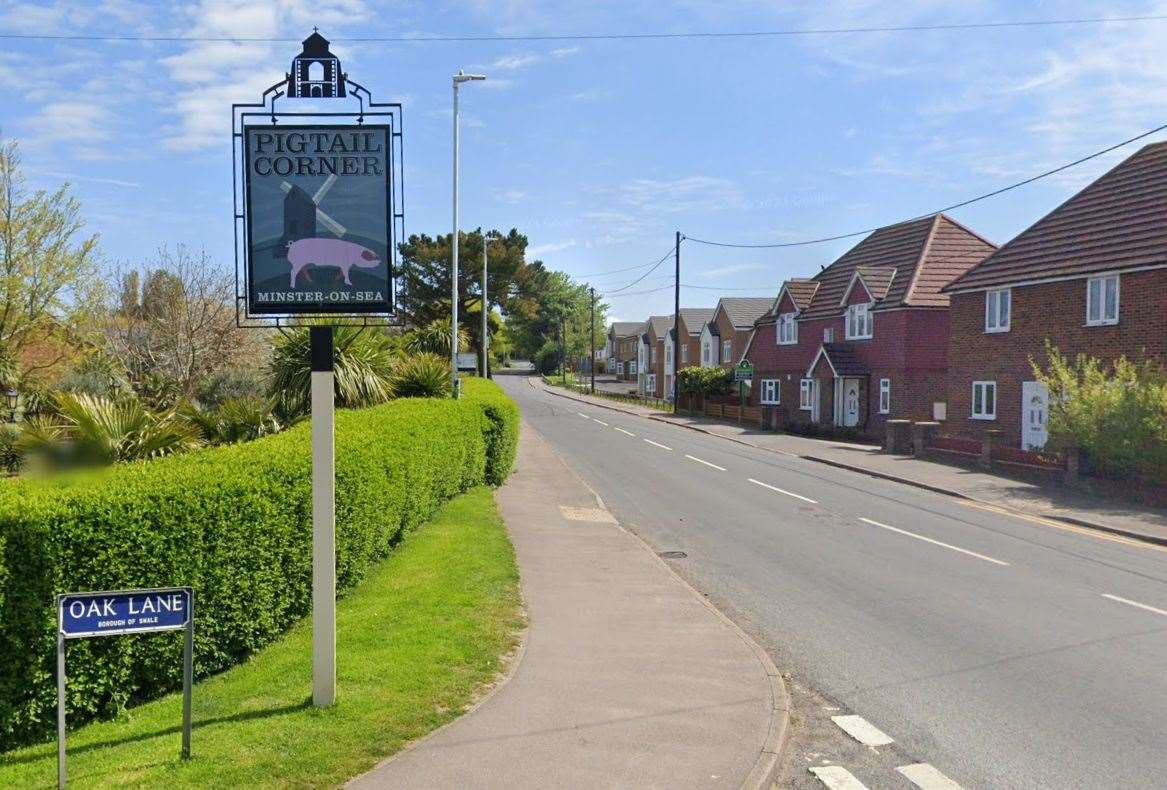 Oak Lane in Minster. Picture: Google Maps