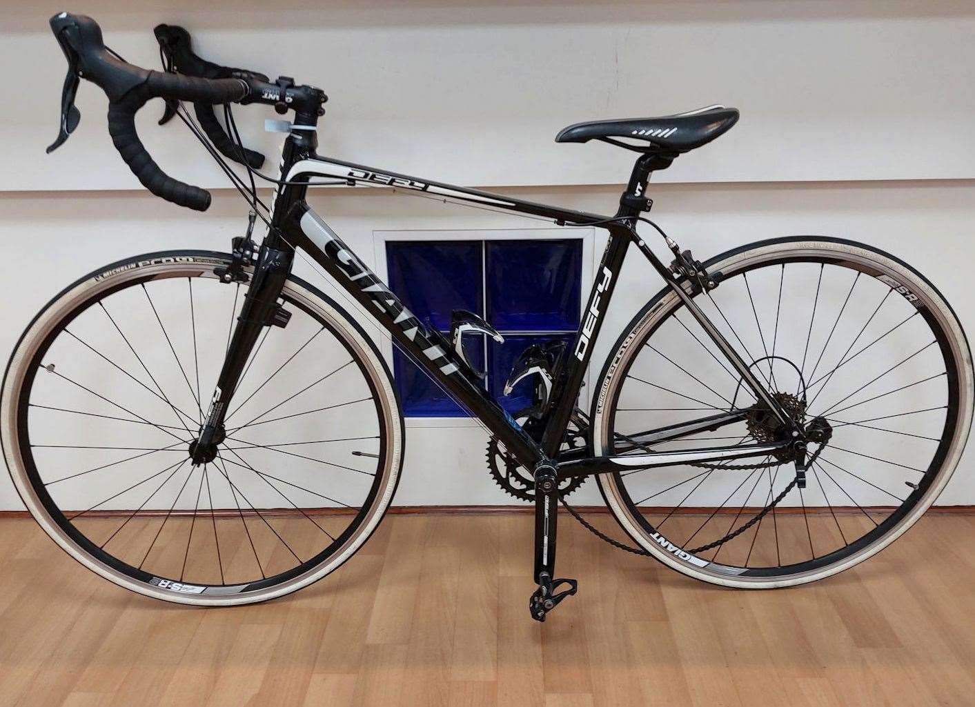 A black Giant defy bike were recovered from an outbuilding in Morewood Close, Sevenoaks. Photo: Kent Police