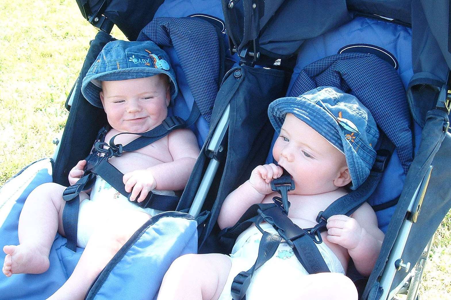 Samuel and Jacob as babies