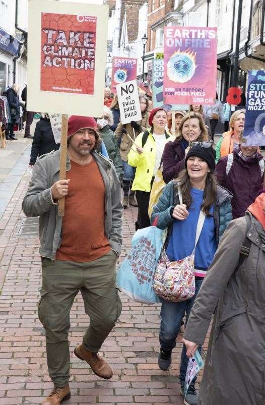 Campaigners say they received support during the protest. Picture: Swale FoE/Hope Fitzgerald