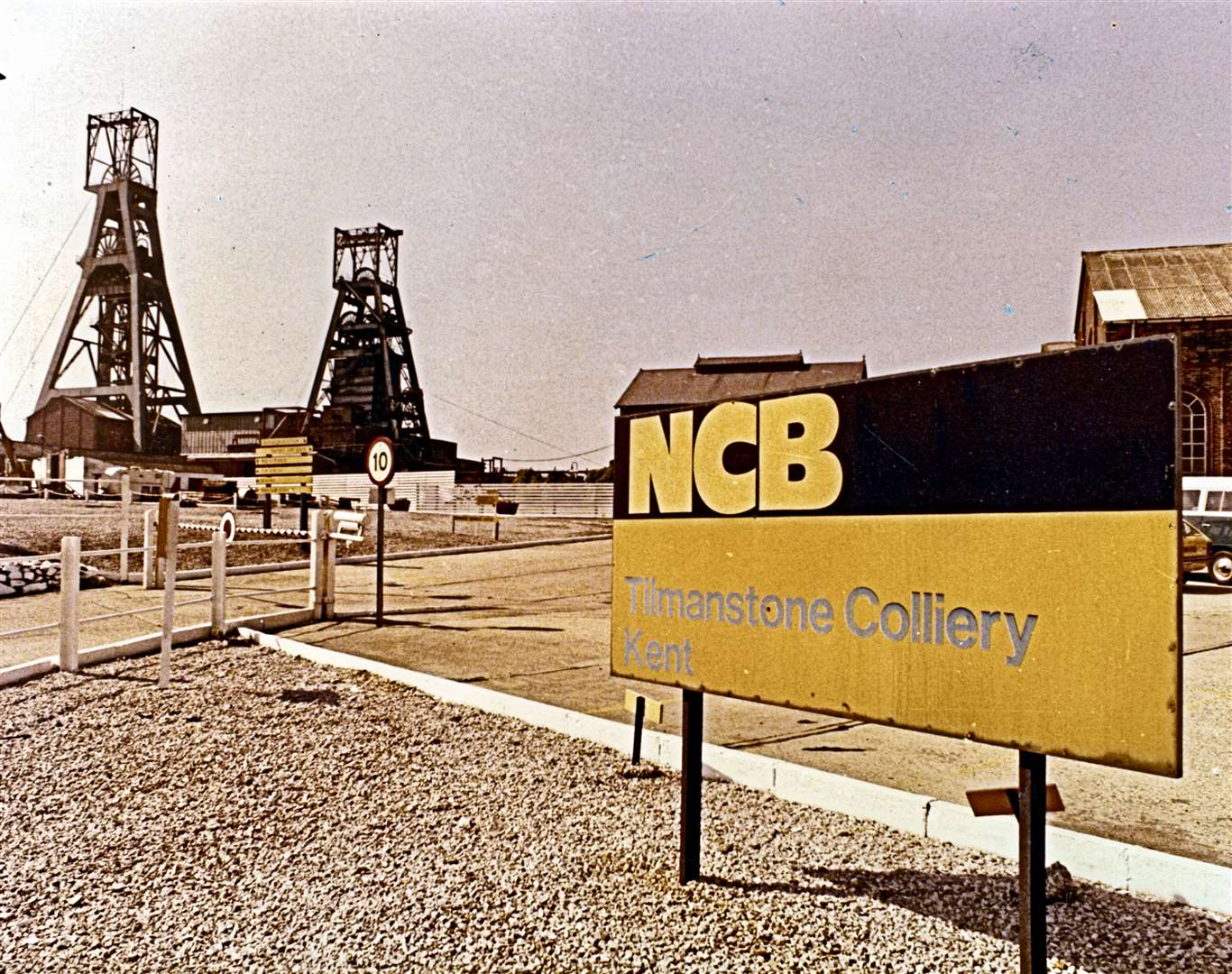 Snowdown Colliery - it was closed down in 1987