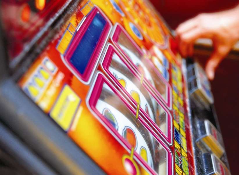 A fixed odds machine in a bookmakers. Library picture