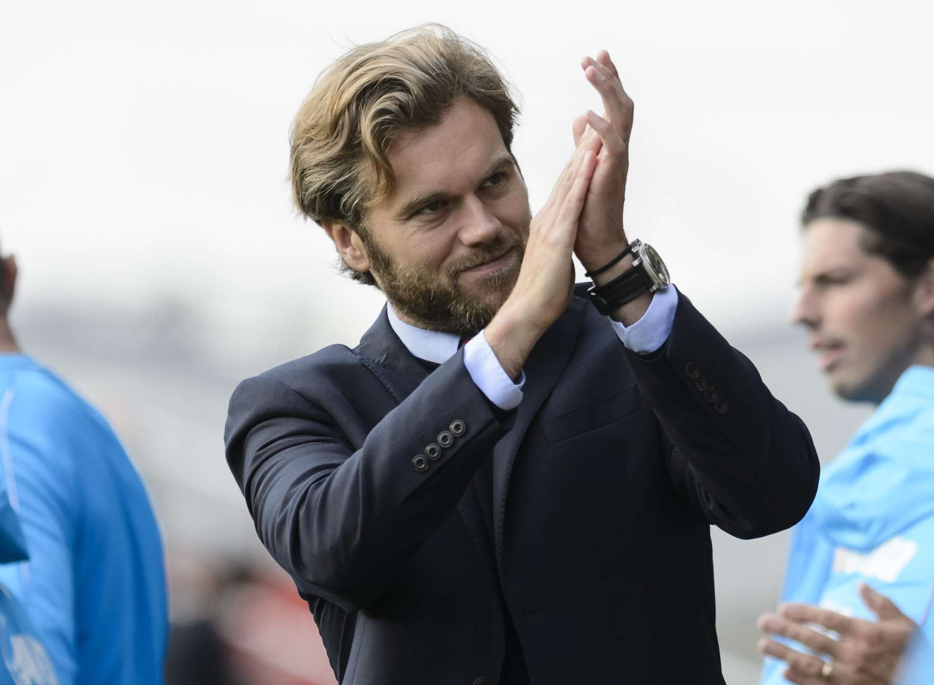 Ebbsfleet boss Daryl McMahon Picture: Andy Payton