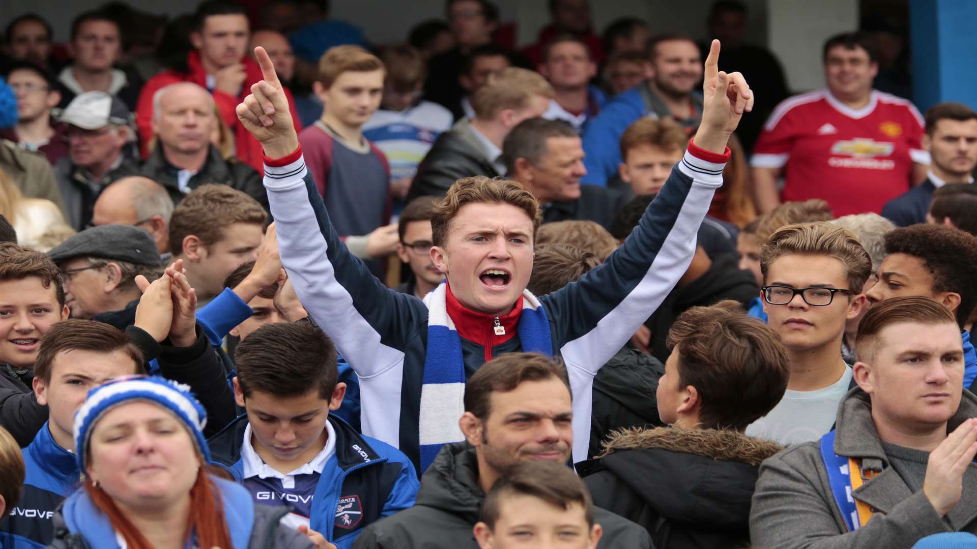 Margate's supporters have been through a lot this season. Picture: Martin Apps