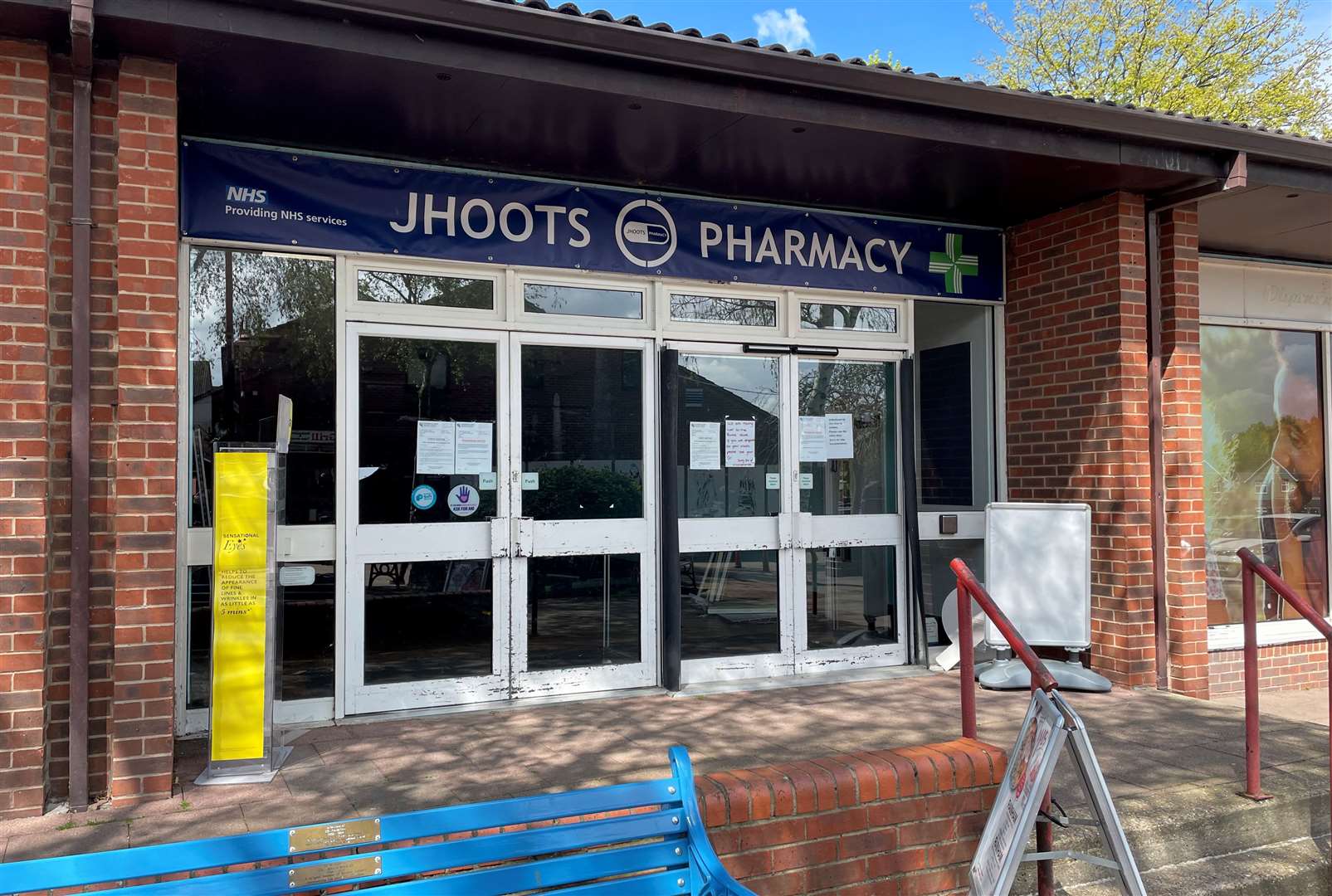 Jhoots Pharmacy was open in the former Lloyds unit before it was repossessed