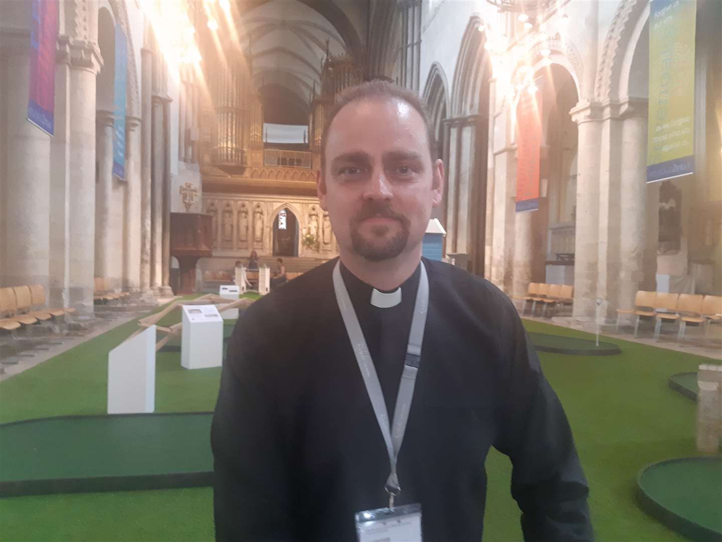 Reverend Matthew Rushton of Rochester Cathedral