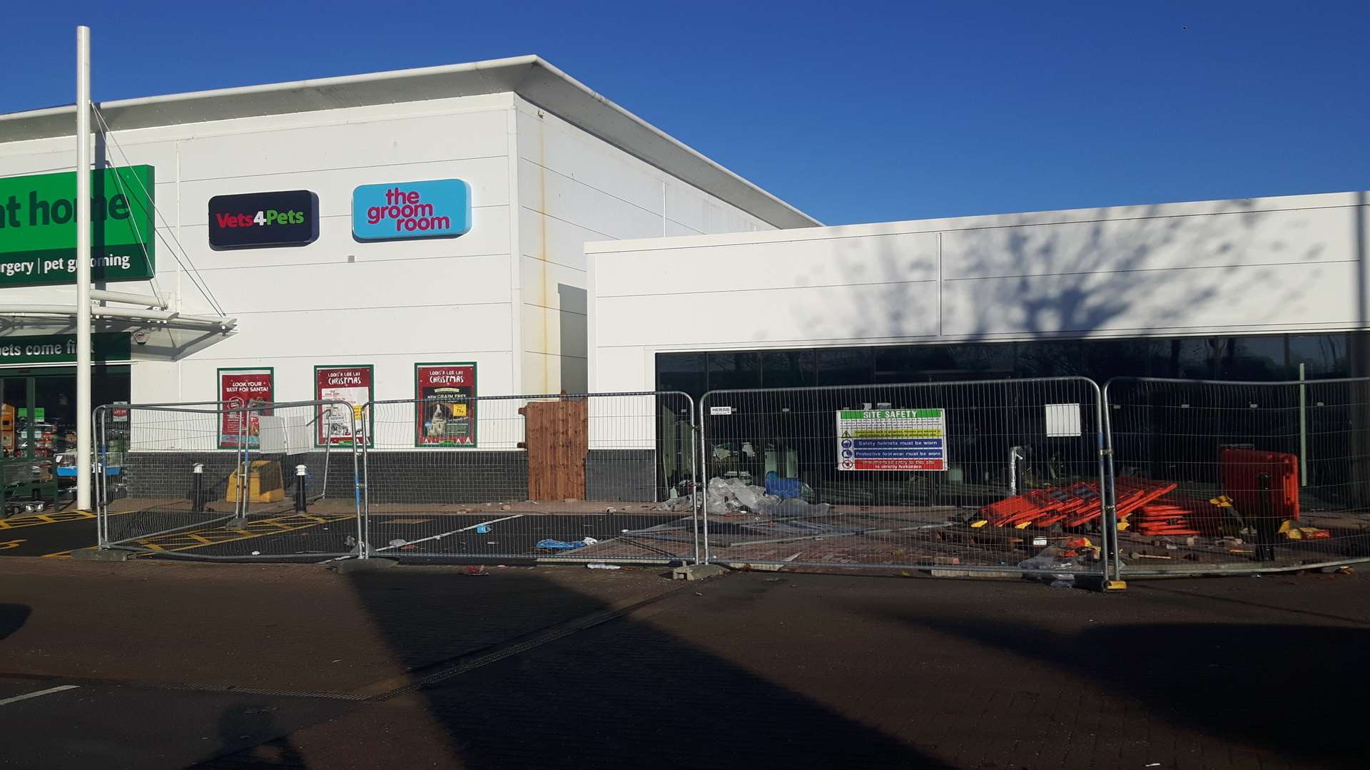 The shop is being built off Sturry Road