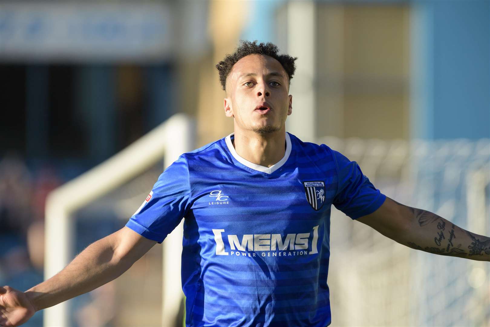 Elliott List celebrates his goal against Plymouth Argyle on the final day of the League 1 season Picture: Andy Payton