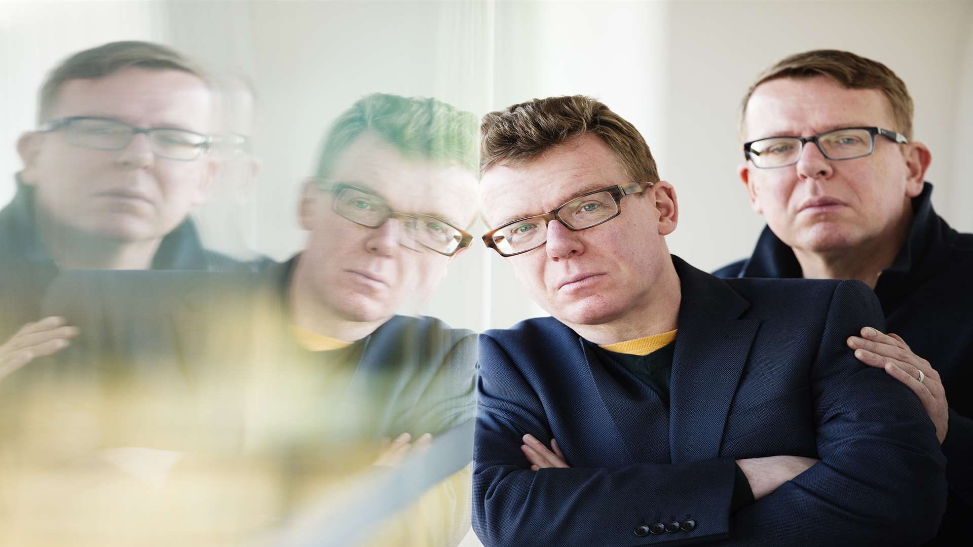 Charlie (back) and Craig Reid, aka The Proclaimers