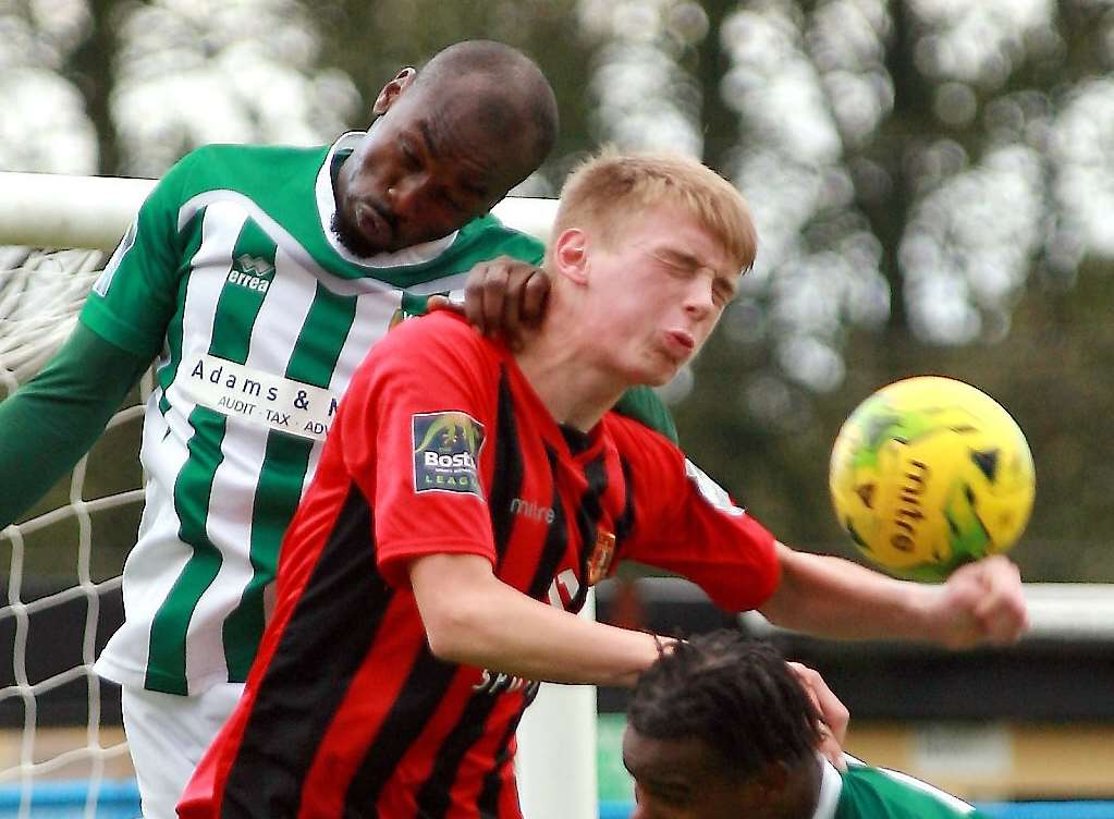 Sittingbourne defender Lex Allan Picture: Phil Lee