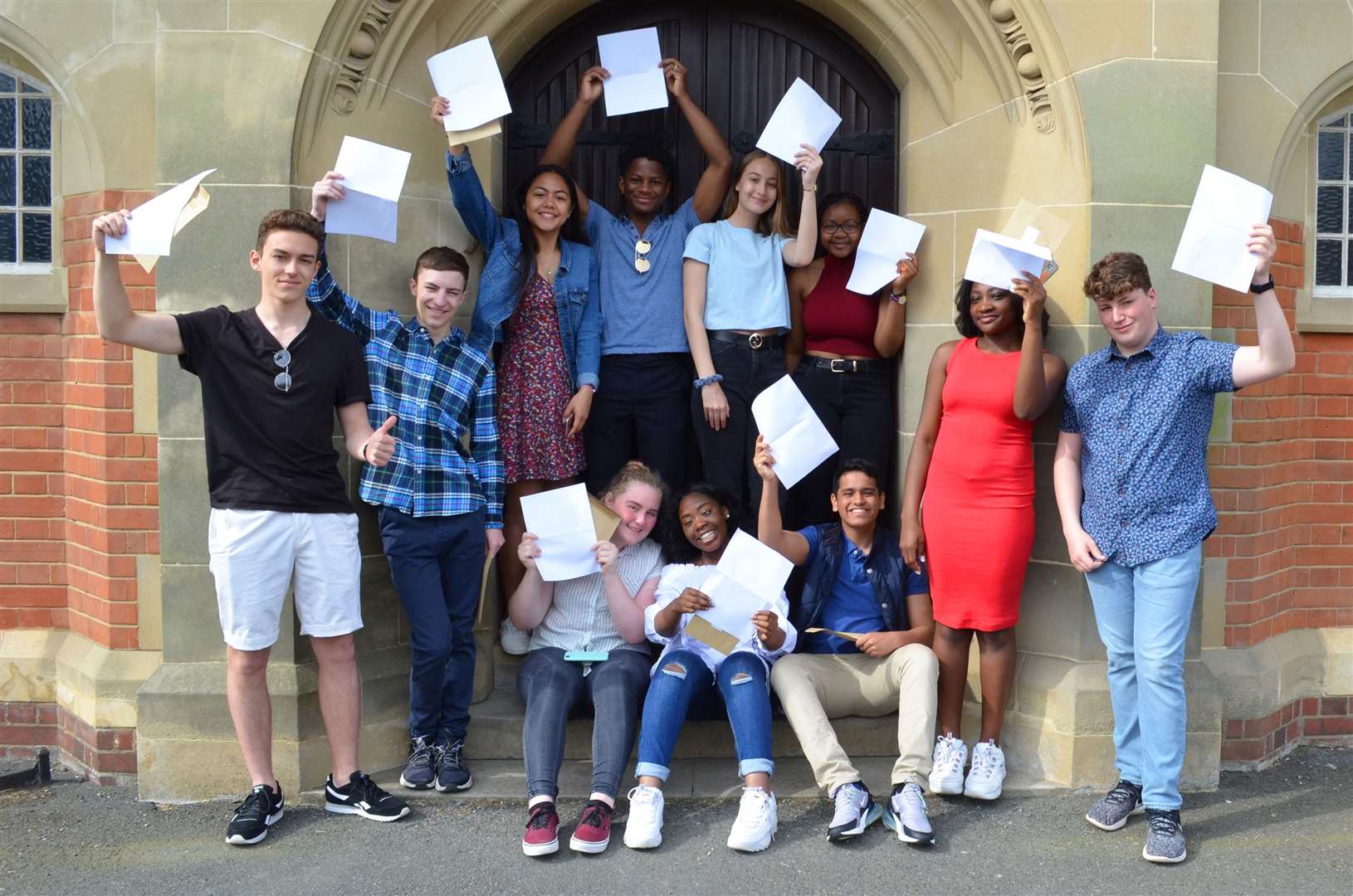 Pupils at Duke of York’s Royal Military School