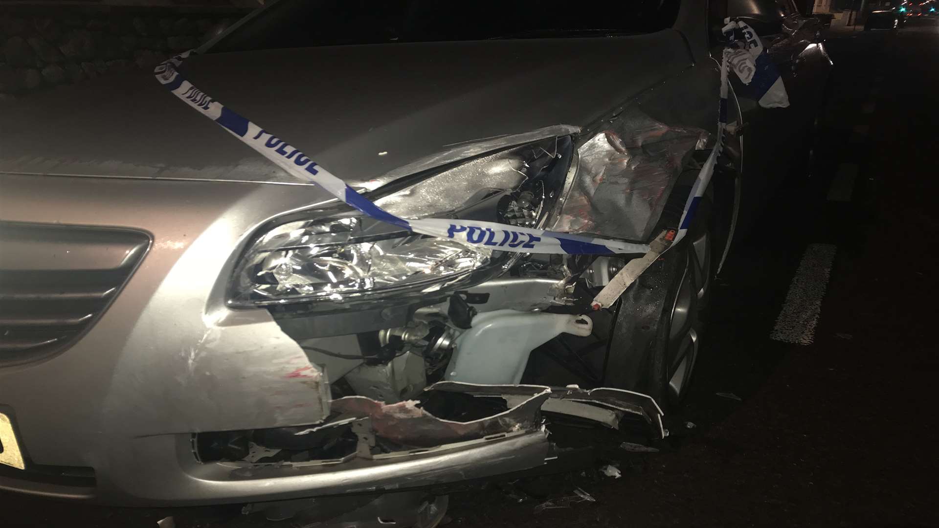 One parked car remains on The Strand in Walmer