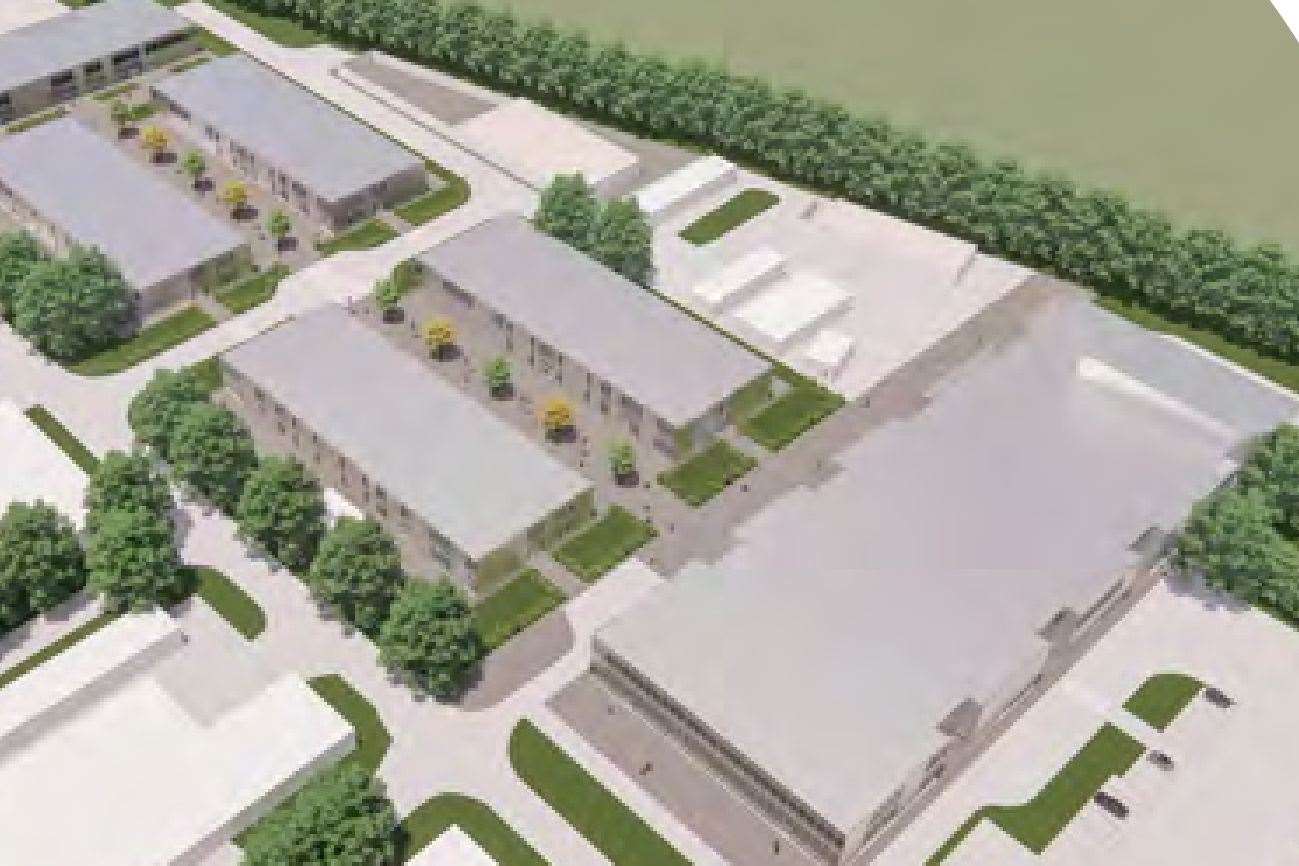 What the new facilities at the Manston processing centre could look like. Picture: Home Office