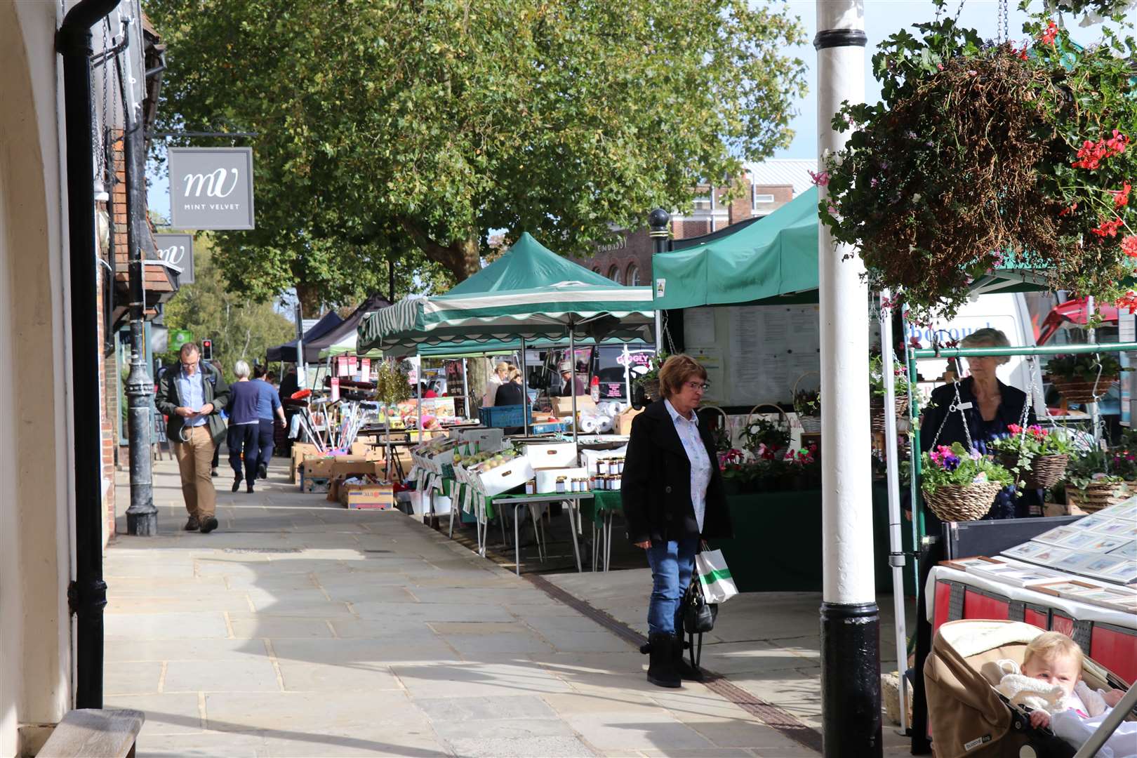 Tenterden has a bustling Friday market