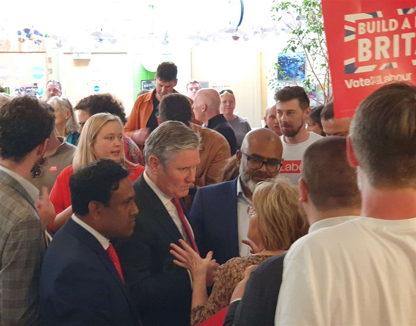 Sir Keir Starmer paid a visit to prospective Labour councillors in Medway ahead of tomorrow's local elections