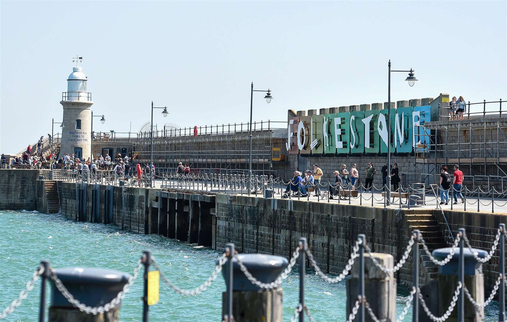 The assault on the man happened near the Harbour Arm. Picture: Alan Langley